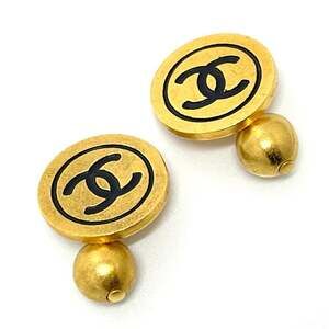 Chanel Cc Logo Bracelet Gold-Tone Metal #228847C62B